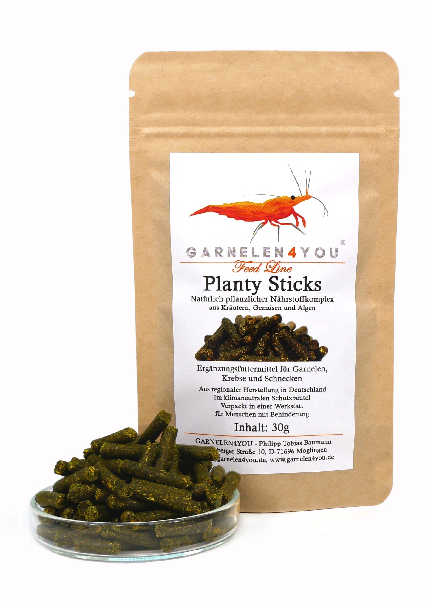 GARNELEN4YOU® Barley Grass Sticks